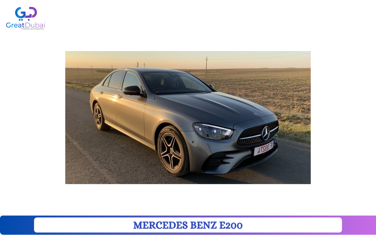 Rent Mercedes Benz E200 2021 in Dubai-image